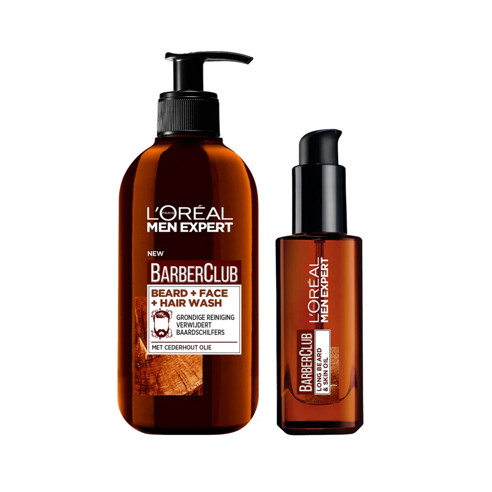 L'Oreal Lu0027Oréal Men Expert BarberClub Baardolie & 3-in-1 Face Wash Pakket 3 L'Oreal Lu0027Oréal Men Expert BarberClub Baardolie & 3-in-1 Face Wash Pakket