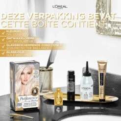 L'Oreal Lu0027Oréal Preference Haarkleuring 11.11 Venice - Ultra Licht Asblond 7 L'Oreal Lu0027Oréal Preference Haarkleuring 11.11 Venice - Ultra Licht Asblond -Huid Beauty Winkel 1010235 3