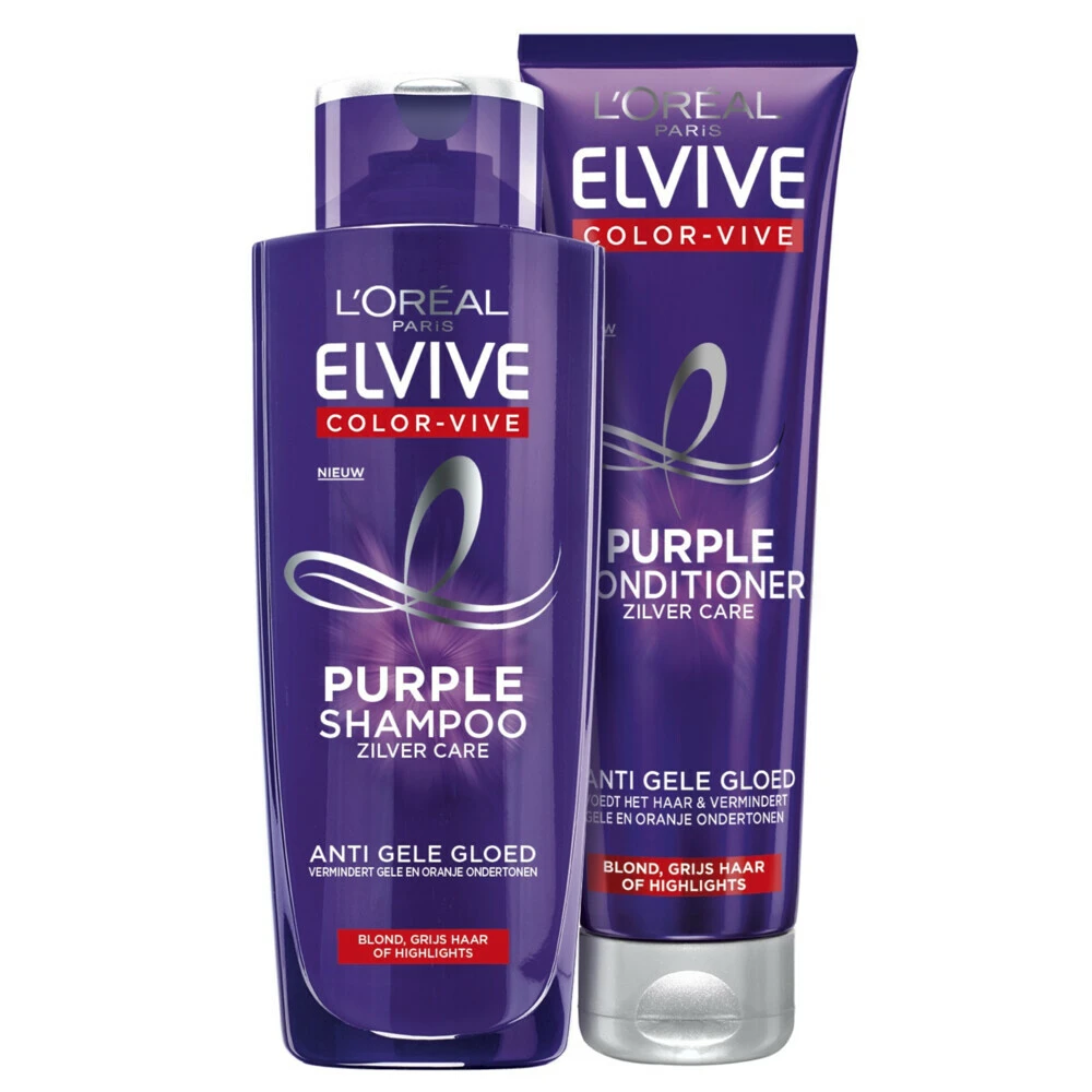 L'Oreal Lu0027Oréal Elvive Color Vive Shampoo, Conditioner, Purple Shampoo & Purple Conditioner Pakket 5 L'Oreal Lu0027Oréal Elvive Color Vive Shampoo, Conditioner, Purple Shampoo & Purple Conditioner Pakket - Afbeelding 3