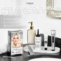 L'Oreal Lu0027Oréal Preference Haarkleuring Ultra Platinum - Platinum Blond - Ontkleuring 8 L'Oreal Lu0027Oréal Preference Haarkleuring Ultra Platinum - Platinum Blond - Ontkleuring -Huid Beauty Winkel 1018806 4