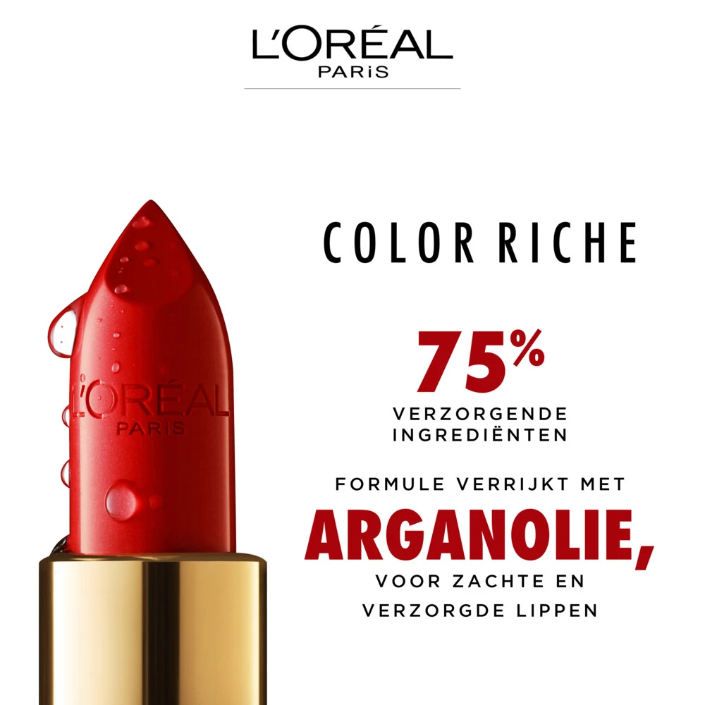L'Oreal Lu0027Oréal Lippenstift Color Riche Satin 142 Bonjour Bastille Paars 6 L'Oreal Lu0027Oréal Lippenstift Color Riche Satin 142 Bonjour Bastille Paars - Afbeelding 4