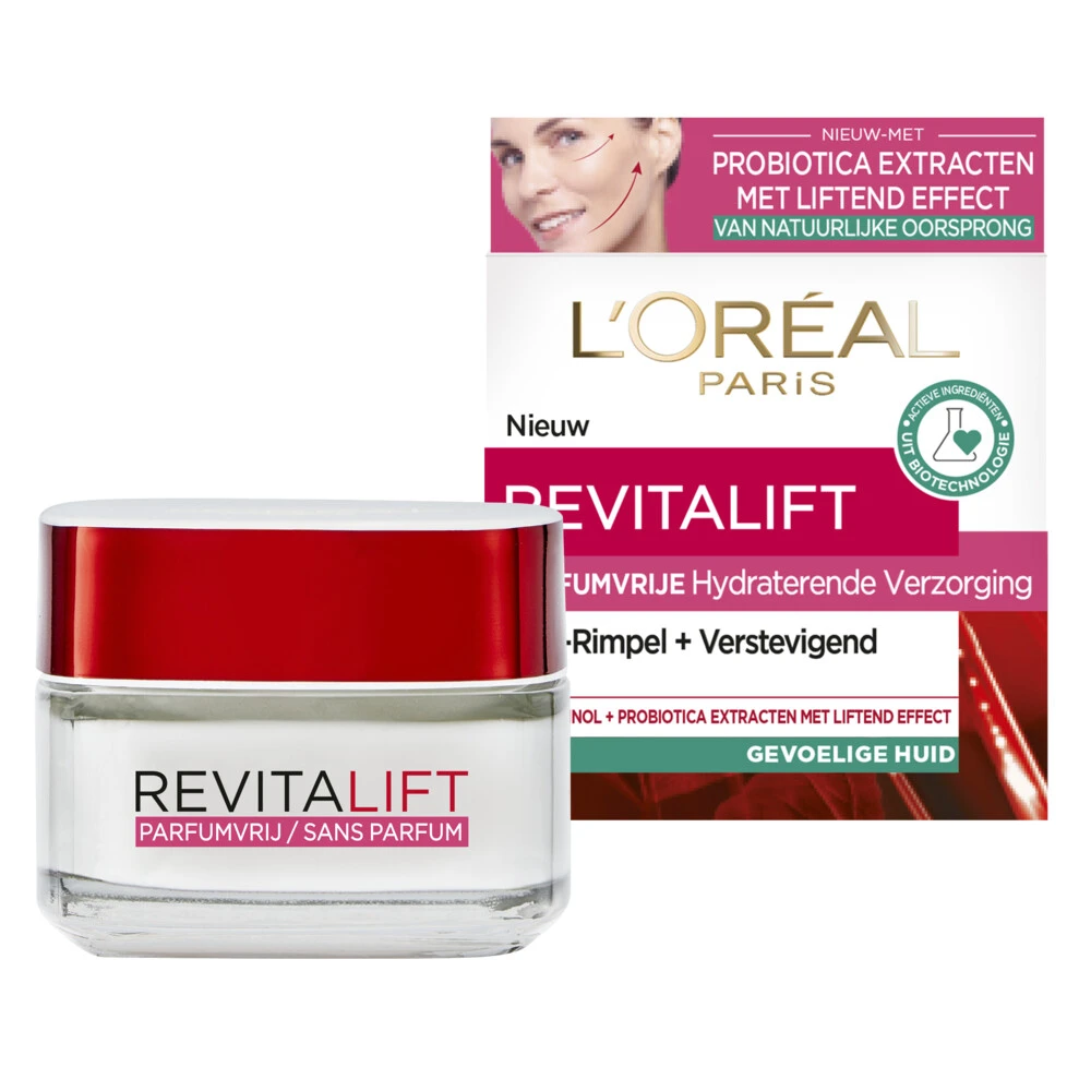 L'Oreal Lu0027Oréal Revitalift Fragrance Free Dagcrème 4 L'Oreal Lu0027Oréal Revitalift Fragrance Free Dagcrème - Afbeelding 2