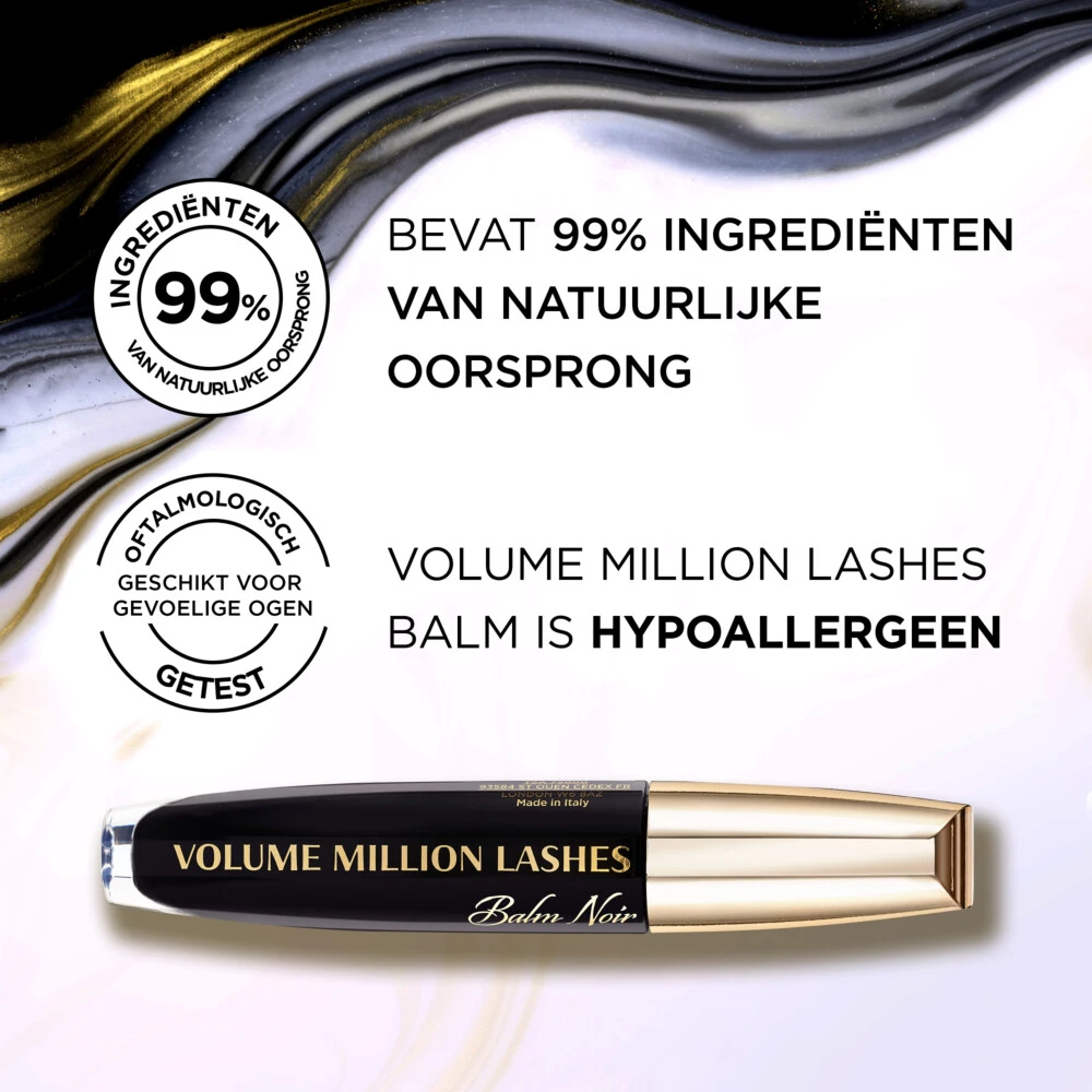 L'Oreal Lu0027Oréal Volume Million Lashes Balm Mascara Noir 6 L'Oreal Lu0027Oréal Volume Million Lashes Balm Mascara Noir - Afbeelding 4