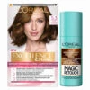 L'Oreal Lu0027Oréal Excellence Creme Haarverf 5.3 Licht Goudbruin + Magic Retouch Uitgroeispray Goud Middenbruin 75 Ml Pakket
