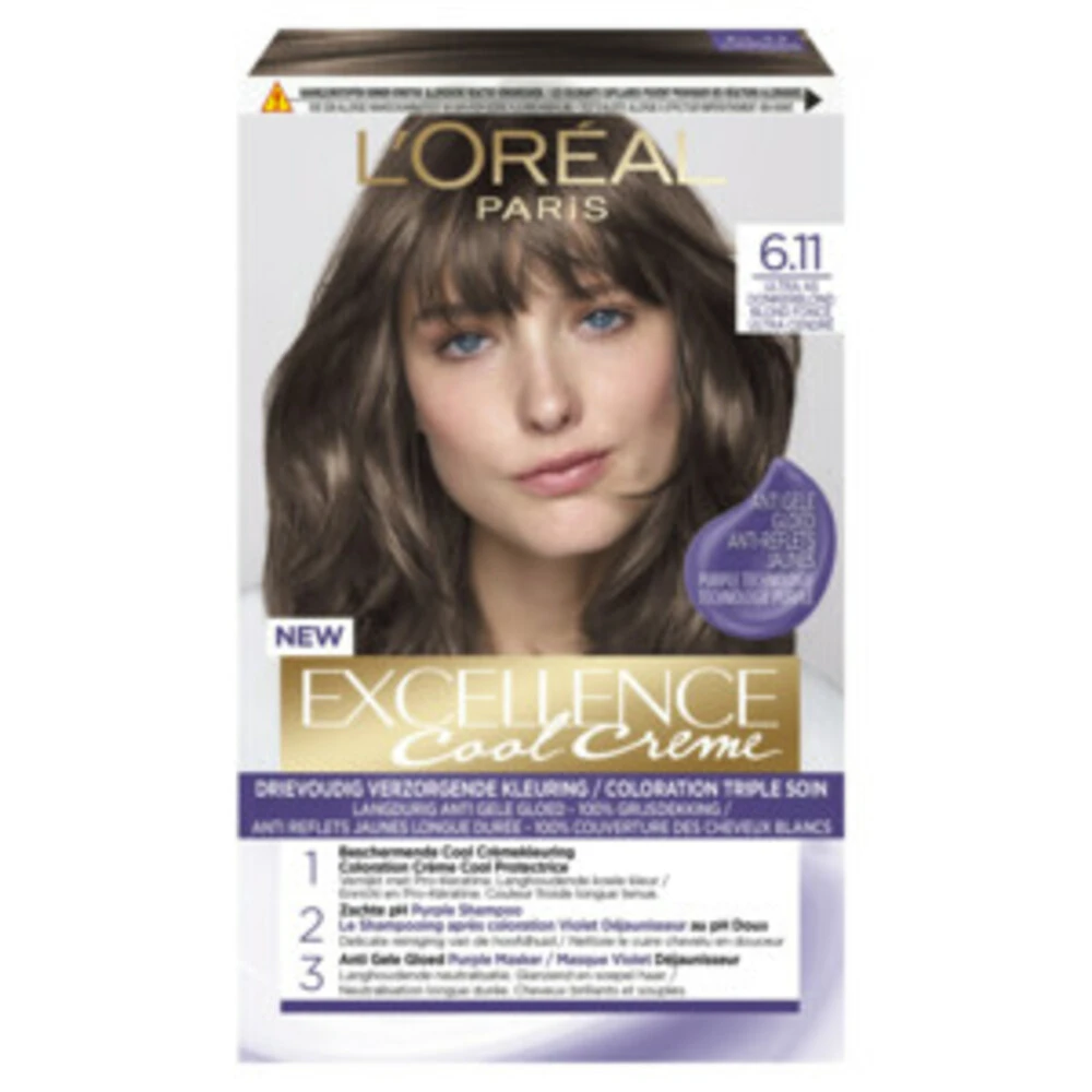 L'Oreal Lu0027Oréal Cool Cream - Donkerblond + Uitgroeispray Pakket 4 L'Oreal Lu0027Oréal Cool Cream - Donkerblond + Uitgroeispray Pakket - Afbeelding 2