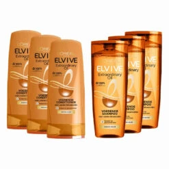 L'Oreal Lu0027Oréal Elvive Extraordinary Oil Shampoo & Conditioner Groot Pakket