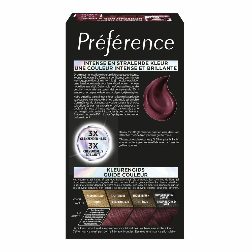 L'Oreal Lu0027Oréal Preference Vivids Haarkleuring 5.26 Violet 4 L'Oreal Lu0027Oréal Preference Vivids Haarkleuring 5.26 Violet - Afbeelding 2