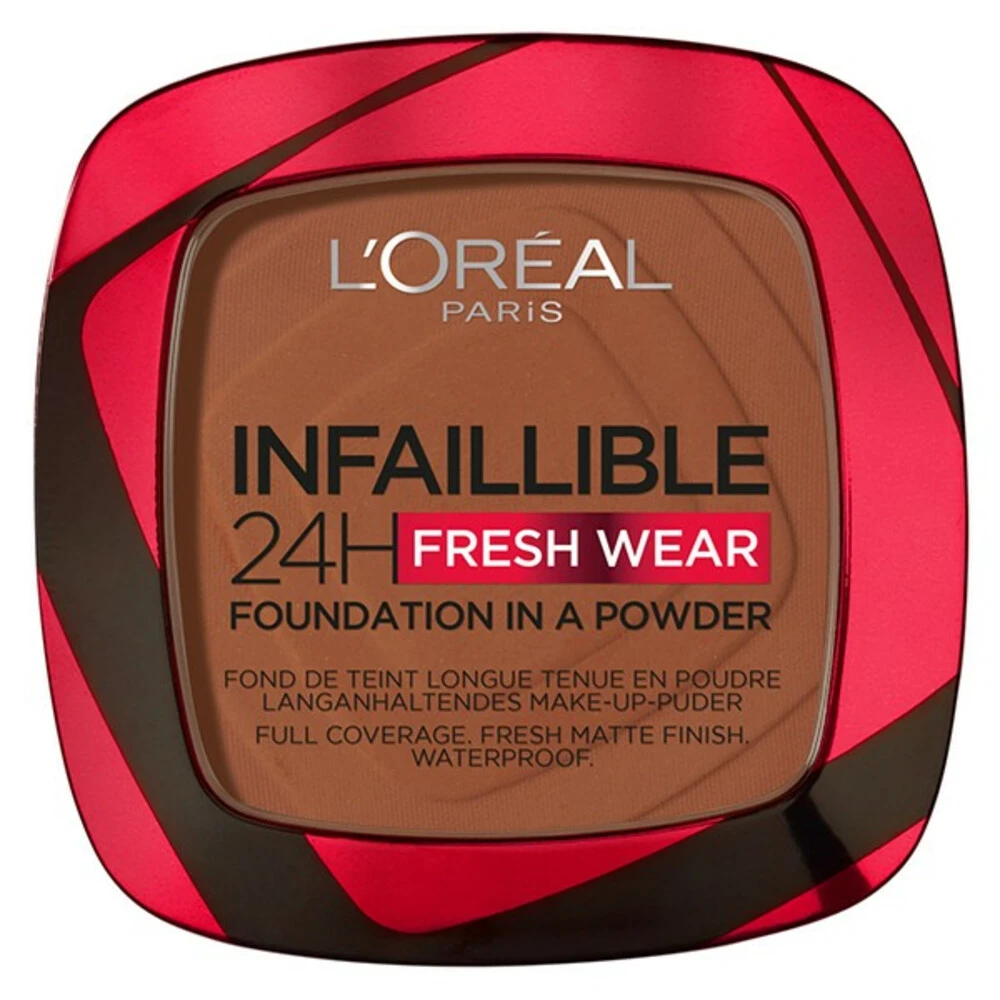 L'Oreal Lu0027Oréal Infaillible 24H Foundation In A Powder 375 Deep Amber 3 L'Oreal Lu0027Oréal Infaillible 24H Foundation In A Powder 375 Deep Amber