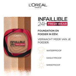 L'Oreal Lu0027Oréal Infaillible 24H Foundation In A Powder 330 Hazelnut 8 L'Oreal Lu0027Oréal Infaillible 24H Foundation In A Powder 330 Hazelnut -Huid Beauty Winkel 1037263 3