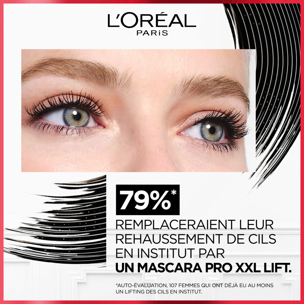 L'Oreal Lu0027Oréal Pro XXL Mascara Lift Black Nude 6 L'Oreal Lu0027Oréal Pro XXL Mascara Lift Black Nude - Afbeelding 4