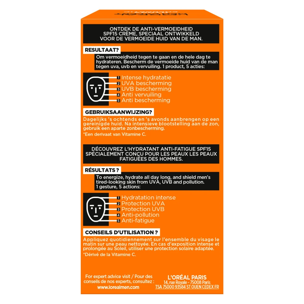 L'Oreal Lu0027Oréal Hydra Energetic Hydraterende Gezichtscrème SPF 15 4 L'Oreal Lu0027Oréal Hydra Energetic Hydraterende Gezichtscrème SPF 15 - Afbeelding 2