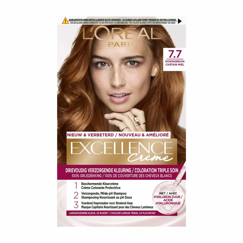 L'Oreal Lu0027Oréal Excellence Creme 7.7 Honingbruin