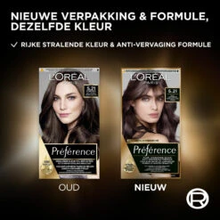 L'Oreal Lu0027Oréal Preference Haarkleuring 5.21 Koel Lichtbruin 8 L'Oreal Lu0027Oréal Preference Haarkleuring 5.21 Koel Lichtbruin -Huid Beauty Winkel 1055279 3