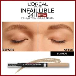L'Oreal Lu0027Oréal 24H Brow Filling Triangular Pencil 7.0 Blonde 10 L'Oreal Lu0027Oréal 24H Brow Filling Triangular Pencil 7.0 Blonde -Huid Beauty Winkel 1071948 4