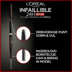 L'Oreal Lu0027Oréal 24H Brow Filling Triangular Pencil 5.23 Auburn 9 L'Oreal Lu0027Oréal 24H Brow Filling Triangular Pencil 5.23 Auburn -Huid Beauty Winkel 1071952 3