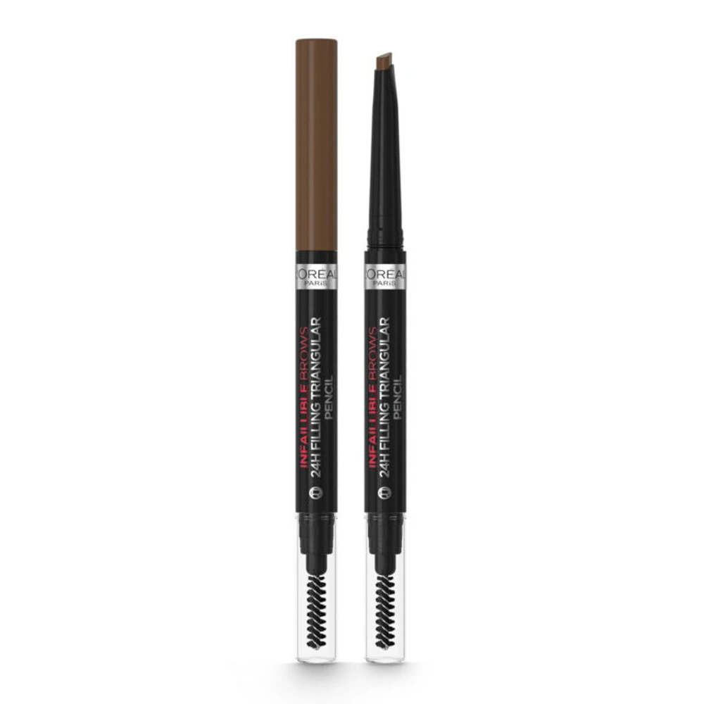 L'Oreal Lu0027Oréal 24H Brow Filling Triangular Pencil 5.0 Light Brunette 3 L'Oreal Lu0027Oréal 24H Brow Filling Triangular Pencil 5.0 Light Brunette