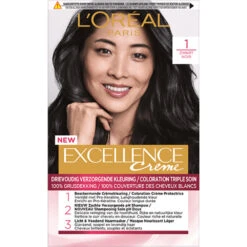 L'Oreal Lu0027Oréal Excellence Creme 1 Zwart