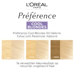 L'Oreal Lu0027Oréal Preference Haarkleuring 10.1 Helsinki - Cool Blondes 9 L'Oreal Lu0027Oréal Preference Haarkleuring 10.1 Helsinki - Cool Blondes -Huid Beauty Winkel 715407 4
