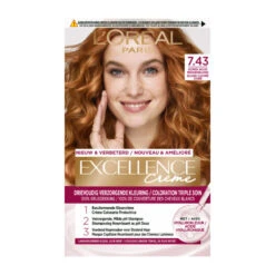 L'Oreal Lu0027Oréal Excellence Creme 7.43 Koper Goudblond
