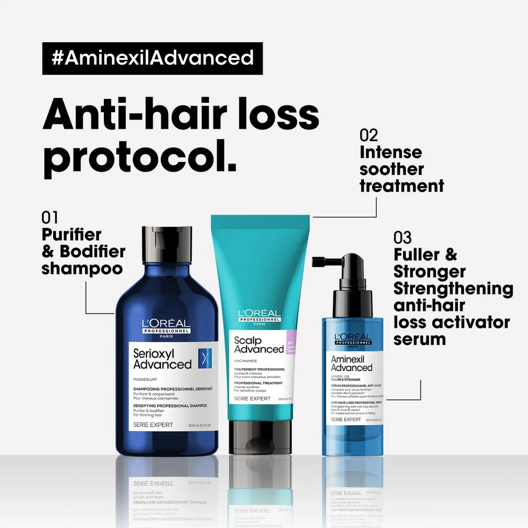 Serie Expert Scalp AdvancedAminexil Advanced Strengthening Anti-hair Loss Activator Serum 6 Serie Expert Scalp AdvancedAminexil Advanced Strengthening Anti-hair Loss Activator Serum - Afbeelding 4