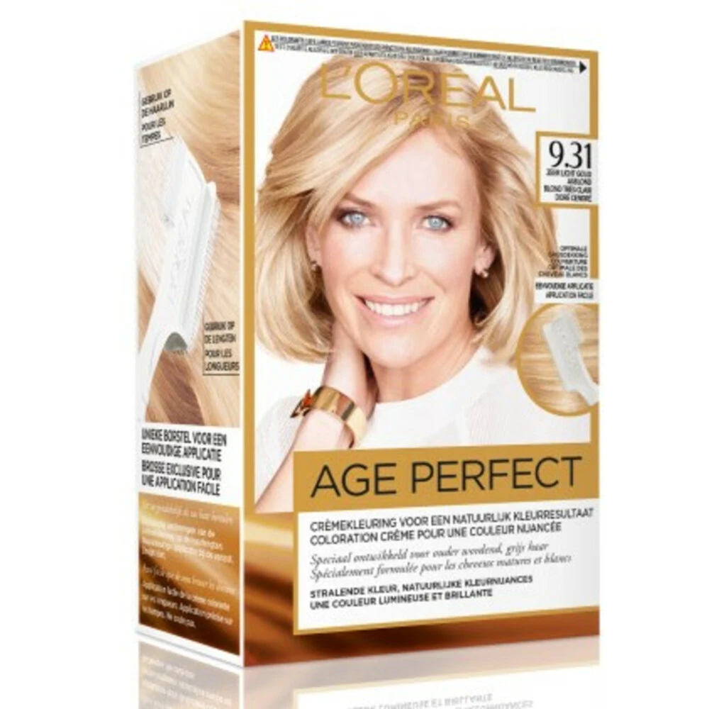 L'Oreal Lu0027Oréal Excellence Age Perfect Haarverf 9.31 Zeer Licht Goud Asblond 4 L'Oreal Lu0027Oréal Excellence Age Perfect Haarverf 9.31 Zeer Licht Goud Asblond - Afbeelding 2