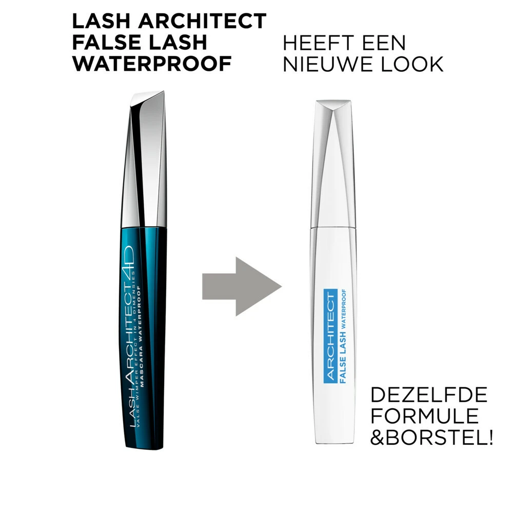 L'Oreal Lu0027Oréal False Lash Architect 4D Waterproof Zwart Mascara 4 L'Oreal Lu0027Oréal False Lash Architect 4D Waterproof Zwart Mascara - Afbeelding 2