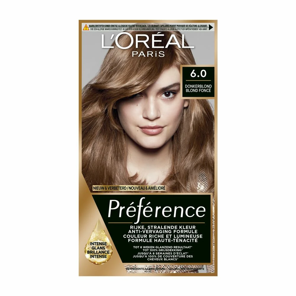 L'Oreal Lu0027Oréal Preference Haarkleuring 06 Ombrie - Donkerblond 3 L'Oreal Lu0027Oréal Preference Haarkleuring 06 Ombrie - Donkerblond