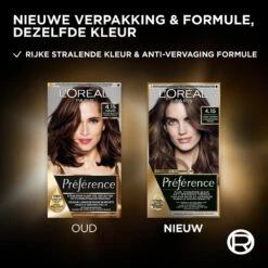 L'Oreal Lu0027Oréal Preference Haarkleuring 4.15 Caracas - Diep Kastanjebruin 7 L'Oreal Lu0027Oréal Preference Haarkleuring 4.15 Caracas - Diep Kastanjebruin -Huid Beauty Winkel 974938 2