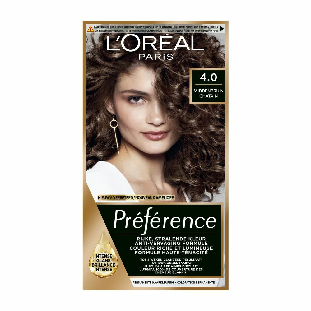 L'Oreal Lu0027Oréal Preference Haarkleuring 04 Tahiti - Middenbruin 3 L'Oreal Lu0027Oréal Preference Haarkleuring 04 Tahiti - Middenbruin
