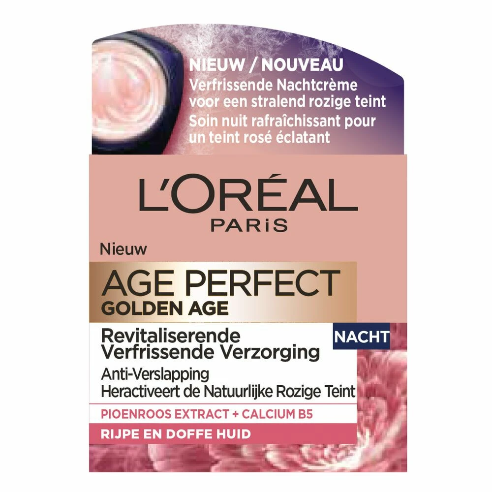 L'Oreal Lu0027Oréal Age Perfect Golden Age Nachtcreme 4 L'Oreal Lu0027Oréal Age Perfect Golden Age Nachtcreme - Afbeelding 2