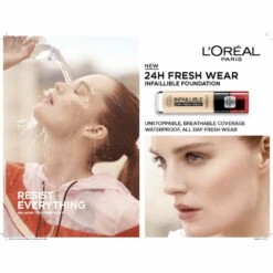 L'Oreal Lu0027Oréal Infallible 24Hr Fresh Wear Foundation 145 Beige Rose 7 L'Oreal Lu0027Oréal Infallible 24Hr Fresh Wear Foundation 145 Beige Rose -Huid Beauty Winkel 993895 3