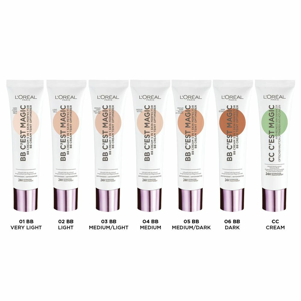 L'Oreal Lu0027Oréal BB Cream Cest Magic 01 Very Light 7 L'Oreal Lu0027Oréal BB Cream Cest Magic 01 Very Light - Afbeelding 5