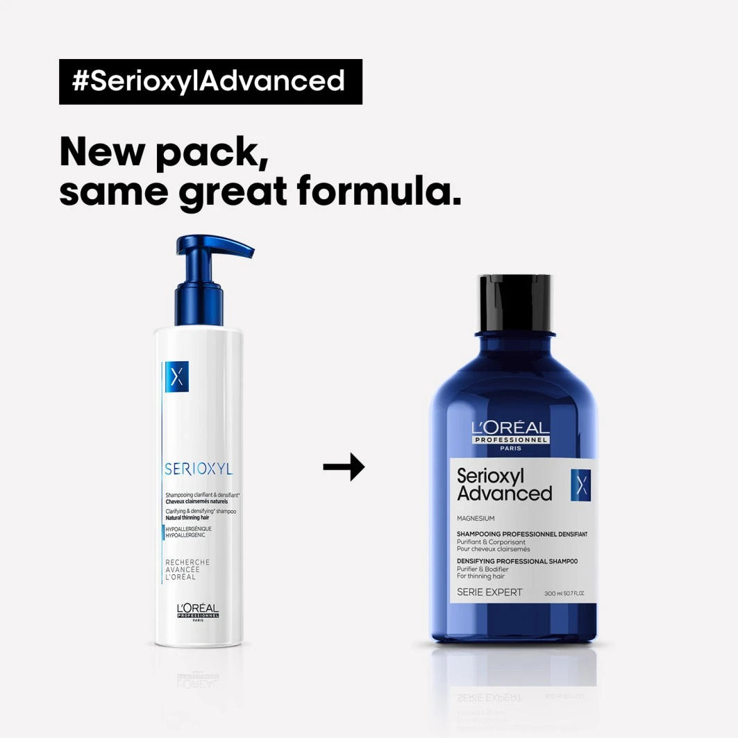 Serie Expert Serioxyl AdvancedSerioxyl Advanced Purifier & Bodifier Shampoo 4 Serie Expert Serioxyl AdvancedSerioxyl Advanced Purifier & Bodifier Shampoo - Afbeelding 3