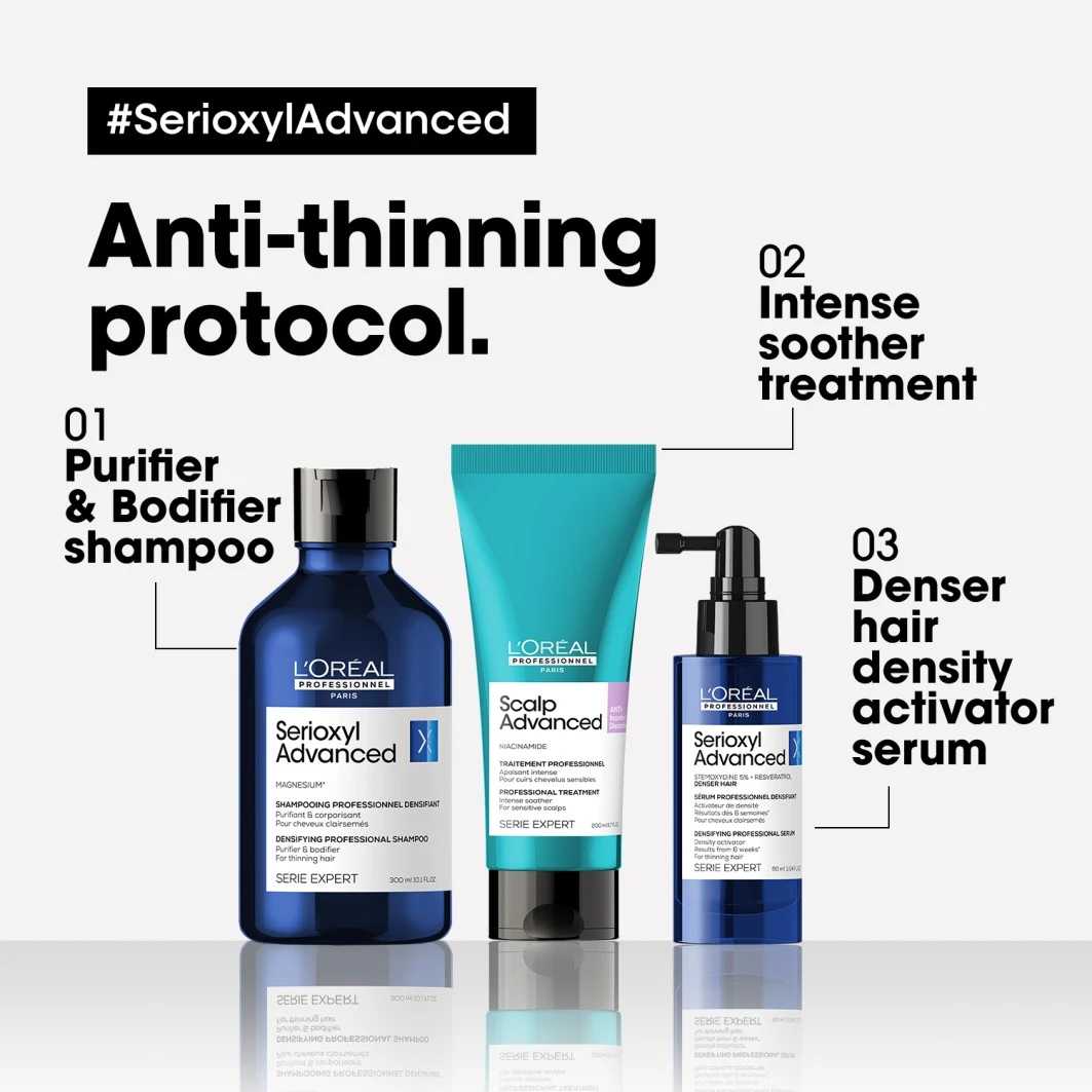 Serie Expert Serioxyl AdvancedSerioxyl Advanced Purifier & Bodifier Shampoo 5 Serie Expert Serioxyl AdvancedSerioxyl Advanced Purifier & Bodifier Shampoo - Afbeelding 4