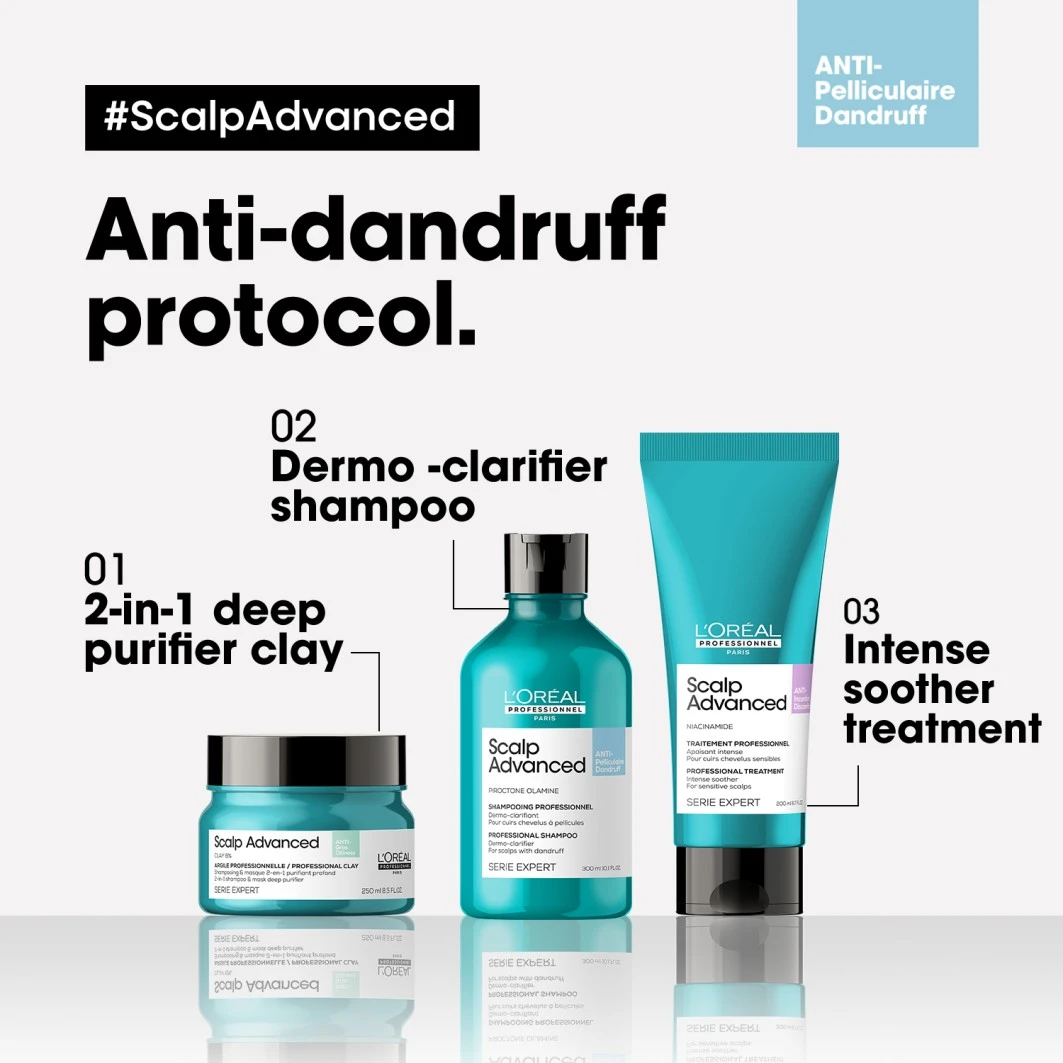 Serie Expert Scalp AdvancedScalp Advanced Anti-Dandruff Dermo-clarifier Shampoo 6 Serie Expert Scalp AdvancedScalp Advanced Anti-Dandruff Dermo-clarifier Shampoo - Afbeelding 4
